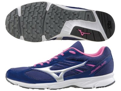 【鞋印良品】 MIZUNO 美津濃 女款運動休閒慢跑鞋(藍紫色) J1GB158302 走路.慢跑運動皆適宜