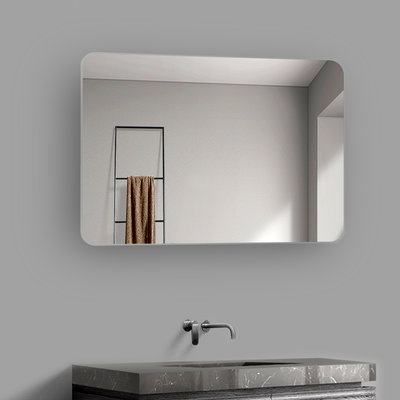 I-HOME 鏡子 台製 58x43圓角方鏡 化妝鏡 浴鏡 明鏡 浴室鏡子 (免運)
