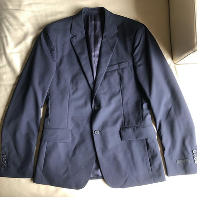 [品味人生2] 保證全新正品 PRADA 深藍色  成套 西裝外套 size 50  (上衣)