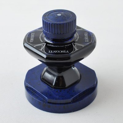 【上品名筆工藝坊】義大利 Visconti 藍黑色 高腳瓶造型 鋼筆墨水 60ml , 全7色 (附優惠方案)