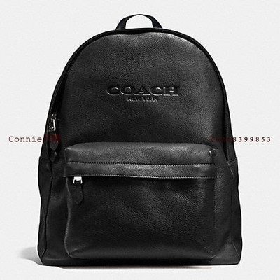 【MOMO全球購】COACH 72120 美國正品代購新款男士牛皮素色雙肩後背包 內置筆電夾層 容量大
