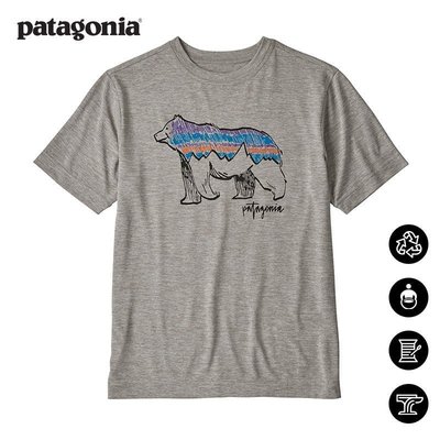現貨-Patagonia 短袖Cap Cool純棉印花T恤62420簡約