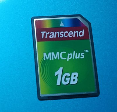 Transcend 創見_雙排電壓MMC plus MMC卡1GB / 庫存品