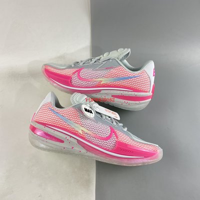 NIKE Air Zoom G.T.Cut EP 白粉 乳癌 實戰 耐磨 低幫籃球鞋 CZ0175-008 男鞋