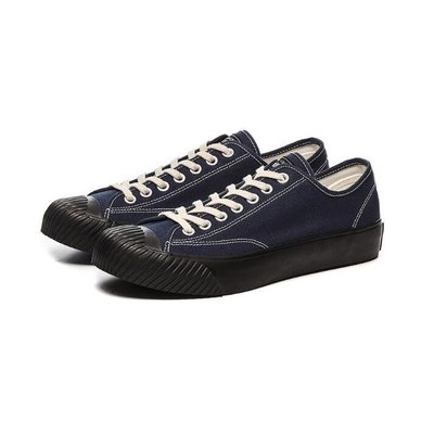 熱銷現貨-BAKE-SOLE Yeast 帆布鞋 餅乾鞋_深藍x黑底    拍賣