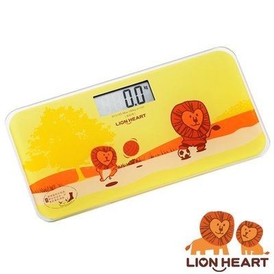 【大頭峰電器】LION HEART 獅子心 電子體重計 LBS-009