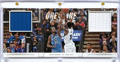 Kevin Durant &amp; Gay 2014 Preferred Booklet 限量99張雙球衣卡～