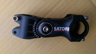 【馬上騎腳踏車】SATORI 可調式立管31.8 標準長度 登山車 小摺 小徑 直把或小彎把可換裝