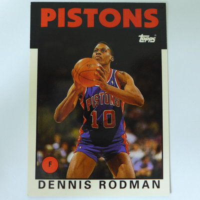 ~ Dennis Rodman ~名人堂.籃板王.壞小孩.小蟲/丹尼斯·羅德曼 NBA球星 球員卡 @5