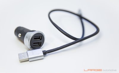 【樂駒】BMW 原廠 雙孔 USB Lightning 充電線 手機 車充 套裝 組合 車用 套件