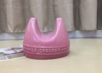 Le Creuset 薄荷綠 薔薇粉 鍋蓋架