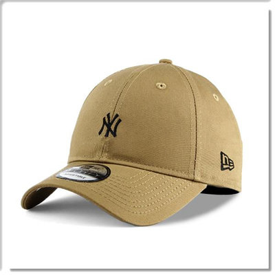 【ANGEL NEW ERA 】MLB NY 紐約 洋基 小Logo 卡其色 老帽 9FORTY 鴨舌帽 硬版 少量