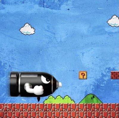 全新 愚者樂園 超級瑪利歐 Super Mario 噴漆飛彈 Warpaint