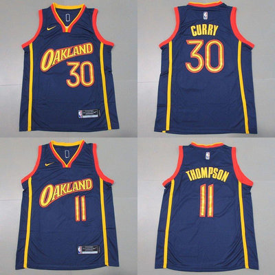 熱賣精選 NBA球衣 球褲 庫里勇士30號湯普森11號2021年新款城市版刺繡球衣男Curry籃球服