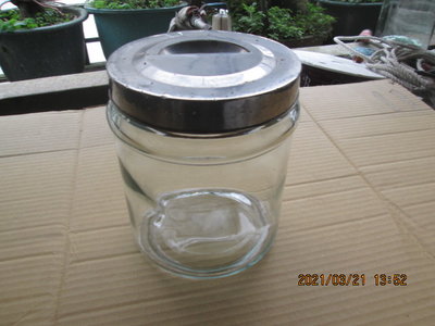 早期 古董 手工玻璃70年代糖果罐 (非賣品!!!請勿下標，謝謝)