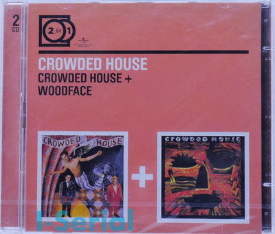 全新品/ CROWDED HOUSE + WOODFACE /擠屋合唱團 同名專輯+木臉 / 歐洲進口二合一版本