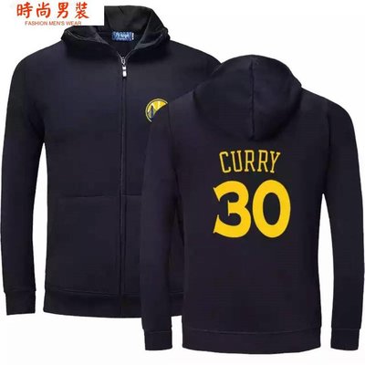 柯瑞Stephen Curry庫裡純棉棉質運動厚外套NBA球衣勇士隊棒球籃球風衣薄夾克防風休閒外套男A732 CM-时尚男装