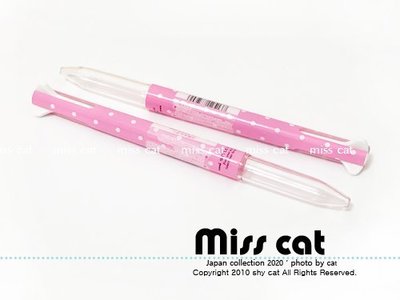 『Miss Cat 貓小姐』＊ Uni style fit 限定水玉點點 3色筆管《粉》
