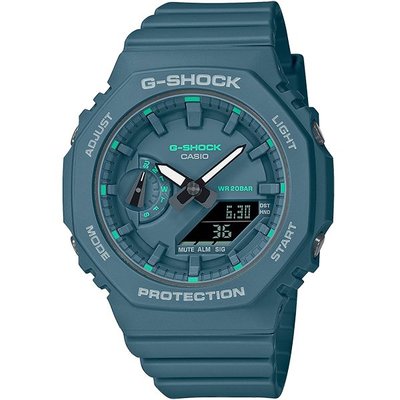 CASIO G-SHOCK 摩登綠色農家橡樹計時錶/綠/GMA-S2100GA-3A