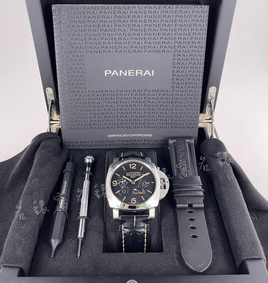 【現貨】PANERAI 沛納海 Luminor PAM1321 黑面 44mm 19年 動儲 GMT Pam1218