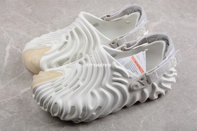 Salehe Bembury x Crocs Polle x Clog "White" 潮流指紋運動涼鞋 白色