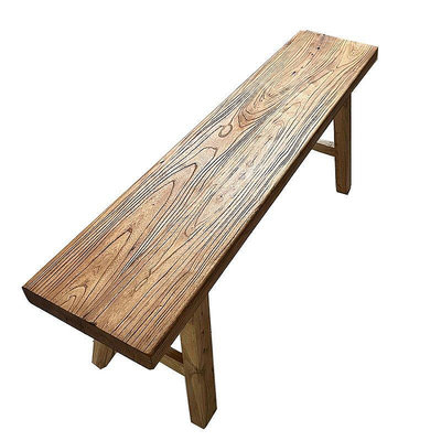 【現貨精選】老榆木長條凳實木板凳復古矮凳戶外長凳家用長板凳雙人凳餐桌凳子