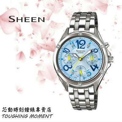 CASIO SHEEN系列優雅時尚奢華女性腕錶 SHE-3031D-2AUDR