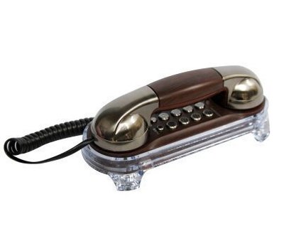 【熱賣精選】經典仿古+來電有藍色炫彩可掛壁復古電話機