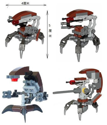 眾信優品 【上新】LEGO sw441 642樂高星球大戰人仔毀滅者機器人塑料拼裝積木玩具男 LG1898