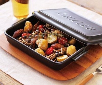 【Apple 艾波好物】日本 MEISTER HAND 耐熱烤盤 雙耳焗烤盤 方形烤盤 26cm