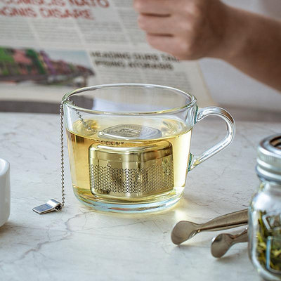 茶漏加拿大umbra家用茶葉過濾器不銹鋼煲湯渣過濾包茶球泡茶器