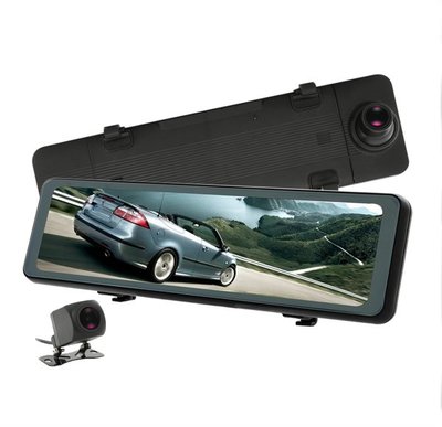 優惠 （贈64G +後鏡頭） R9 11 吋觸摸 CarPlay 顯示屏 行車記錄器 前後雙鏡頭