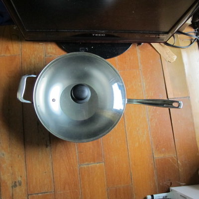 比利時FALK紅銅中華炒鍋28cm 含鍋蓋