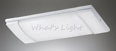 划得來LED燈飾~簡約吸頂日光燈 柔光壓克力罩 2呎 T8*3 LED燈管專用空台 廚房吸頂 居家照明 H4799B含稅
