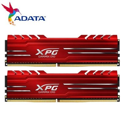 @電子街3C特賣會@威剛 XPG D10 DDR4 3200 32G(16G*2) 超頻 記憶體(紅色散熱片)