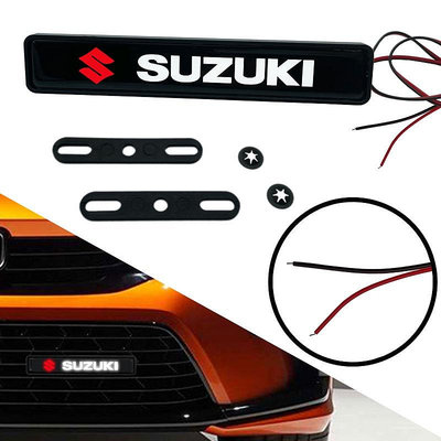 鈴木 Swift Samurai Grand Vitara SX4 配件 LED 燈的汽車裝飾汽車貼紙前引擎蓋格柵標誌