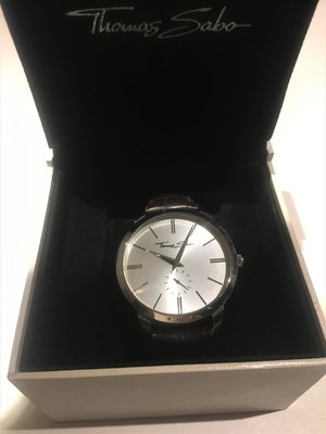 【Thomas Sabo】男用 黑色 手錶】使用一次 原價9999百貨公司正品貨