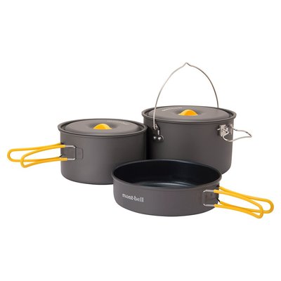 【mont-bell】1124909【1.5L+2L 套鍋】ALPINE COOKER 16+18 鋁合金鍋具組 平底鍋