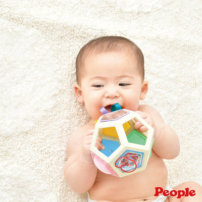 日本People-五感刺激洞洞球玩具(柔軟)(3個月以上）
