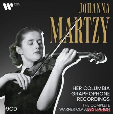 【預訂】Johanna Martzy 小提琴家哥倫比亞留聲機-華納全集 9CD