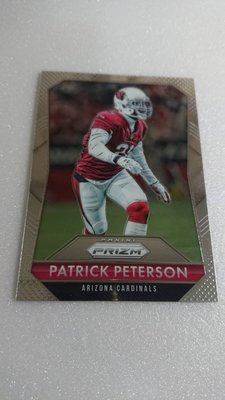 美式足球明星PATRICK PETERSON精美一張~10元起標