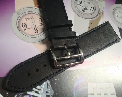 Kris錶配~ 原廠款 HERMES 愛馬仕 H 系列 黑色小牛皮 基本款 錶帶 20/16 三種尺寸多色