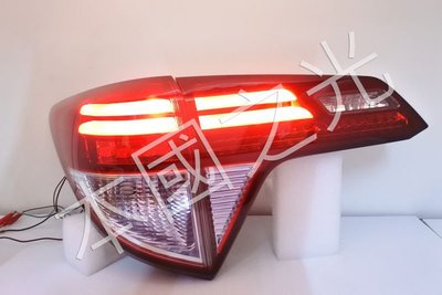 oo本國之光oo 全新 本田 HONDA 2017 2016 HRV LED 兩條光柱 晶鑽紅白 尾燈 煞車燈 台灣製造