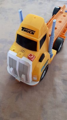 【紫晶小棧】truck 卡車 貨車 車子 玩具 公仔 組合玩具 辦家家