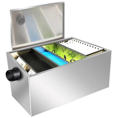 新型不銹鋼魚池過濾器外置水循環過濾系統戶外大型過濾箱凈水設備