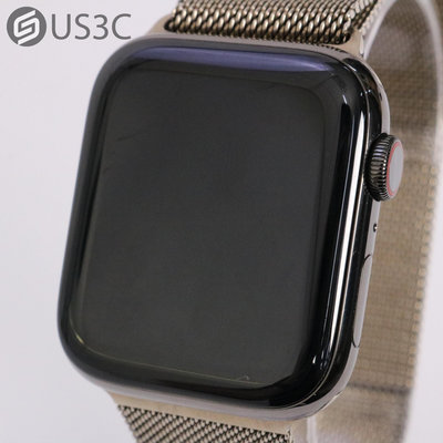 【US3C-高雄店】【一元起標】公司貨 Apple Watch 6 44mm LTE版 黑色 不銹鋼錶殼 蘋果手錶 智慧型手錶 血氧濃度感測器 SOS緊急服務