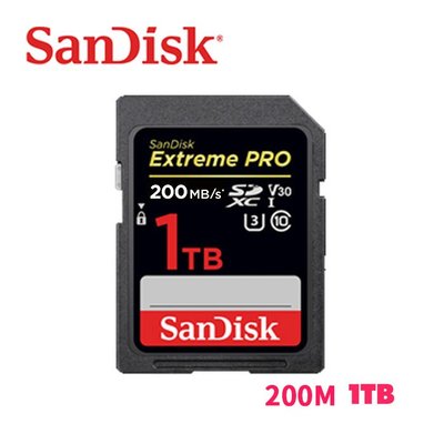 「Sorry」Sandisk MicroSDXC TF Extreme Pro 1TB U3 A2 200M 記憶卡
