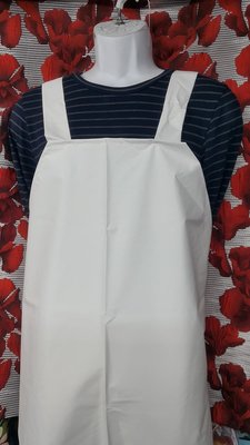 餐飲圍裙 廚師圍裙 廚師圍裙 西餐圍裙 工作圍裙（尼龍防水 日式款 白色）日式圍裙 男女適用 台灣製造 品質信賴
