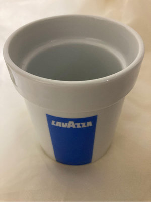 客側錄下2 -搬家出清-LAVAZZA 馬克杯 咖啡杯 盆栽杯 裝飾 收藏8x9.5cm(+-5%)