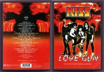 音樂居士新店#KISS Love Gun Live At River Plate Stadium Argentina () DVD